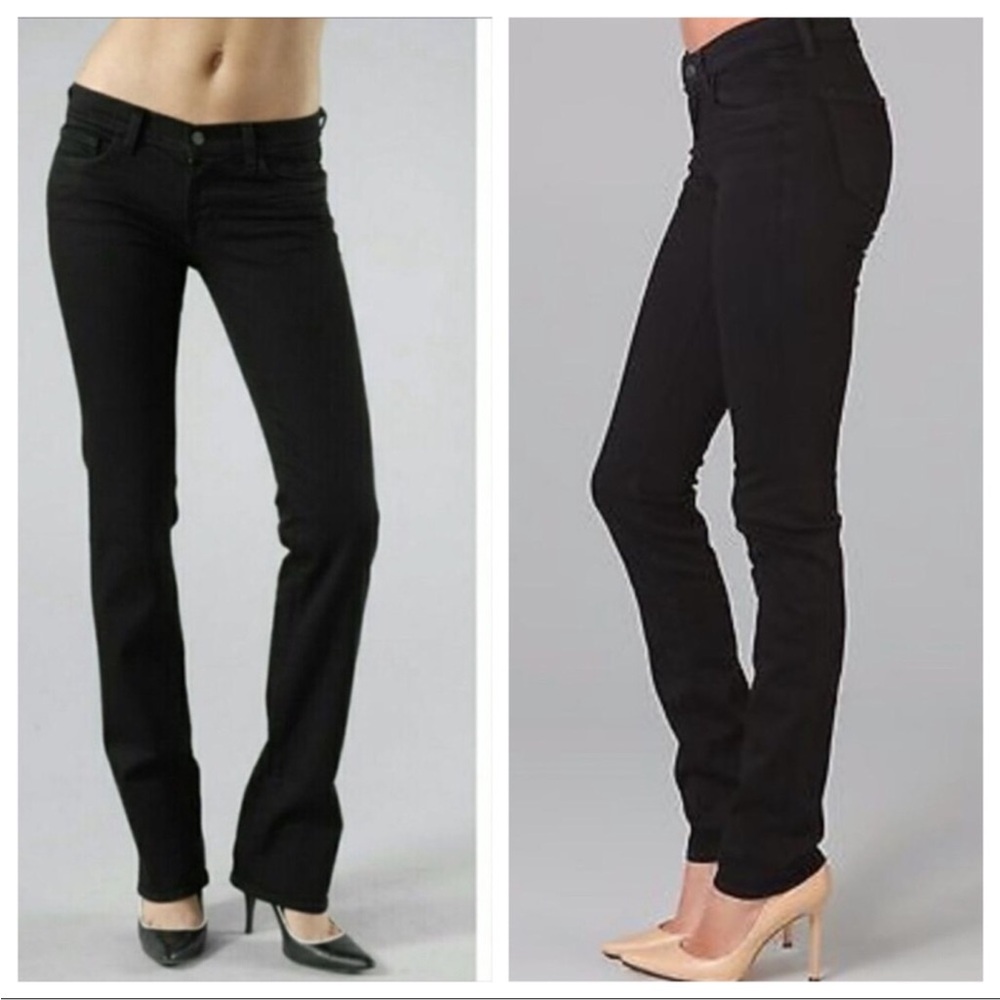 J Brand Black Straight Leg Jeans Size 31